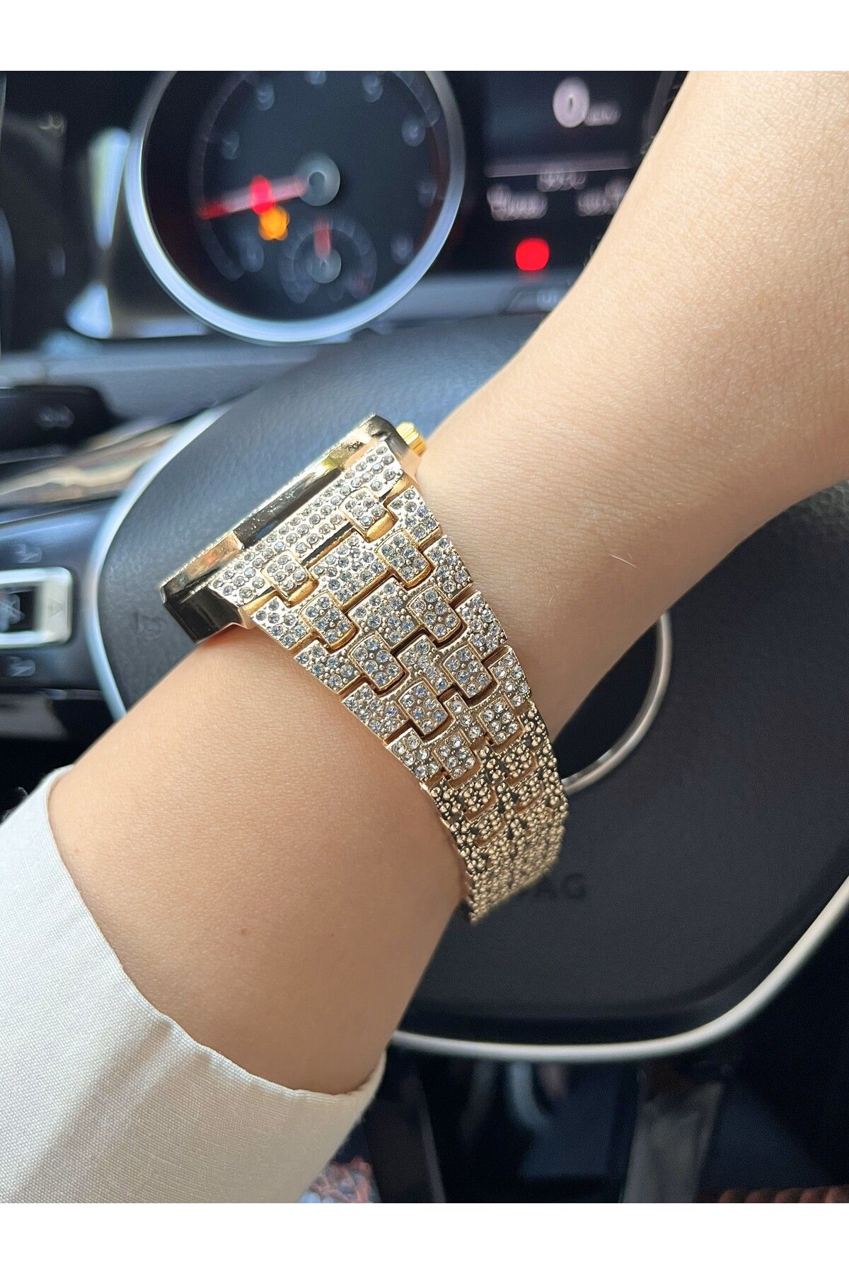 CLUPPOLOON full zirkon taşlı kadın saat - Görsel 4