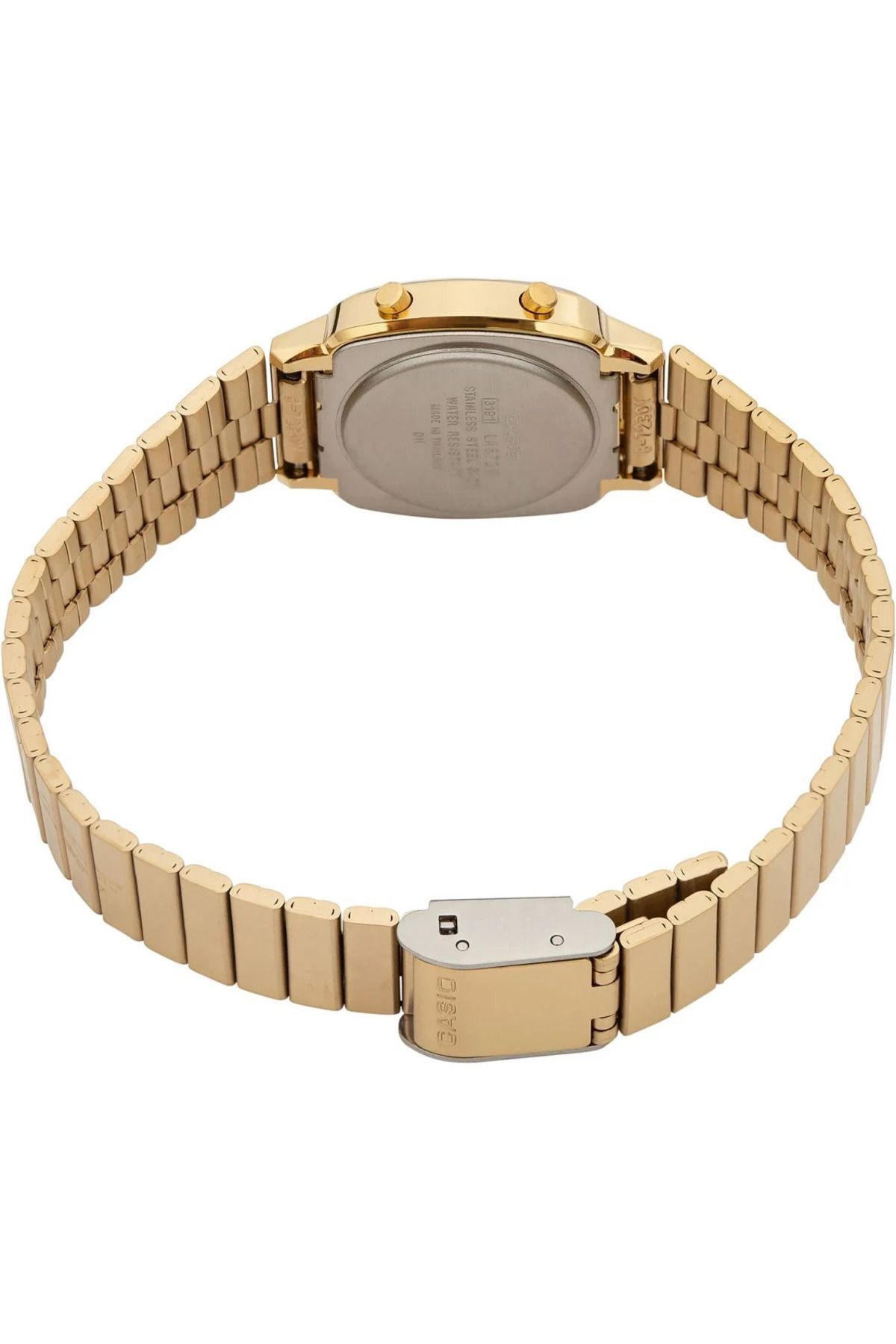 Casio La670wga-1df Retro Gold Dijital Kol Saati - Görsel 3