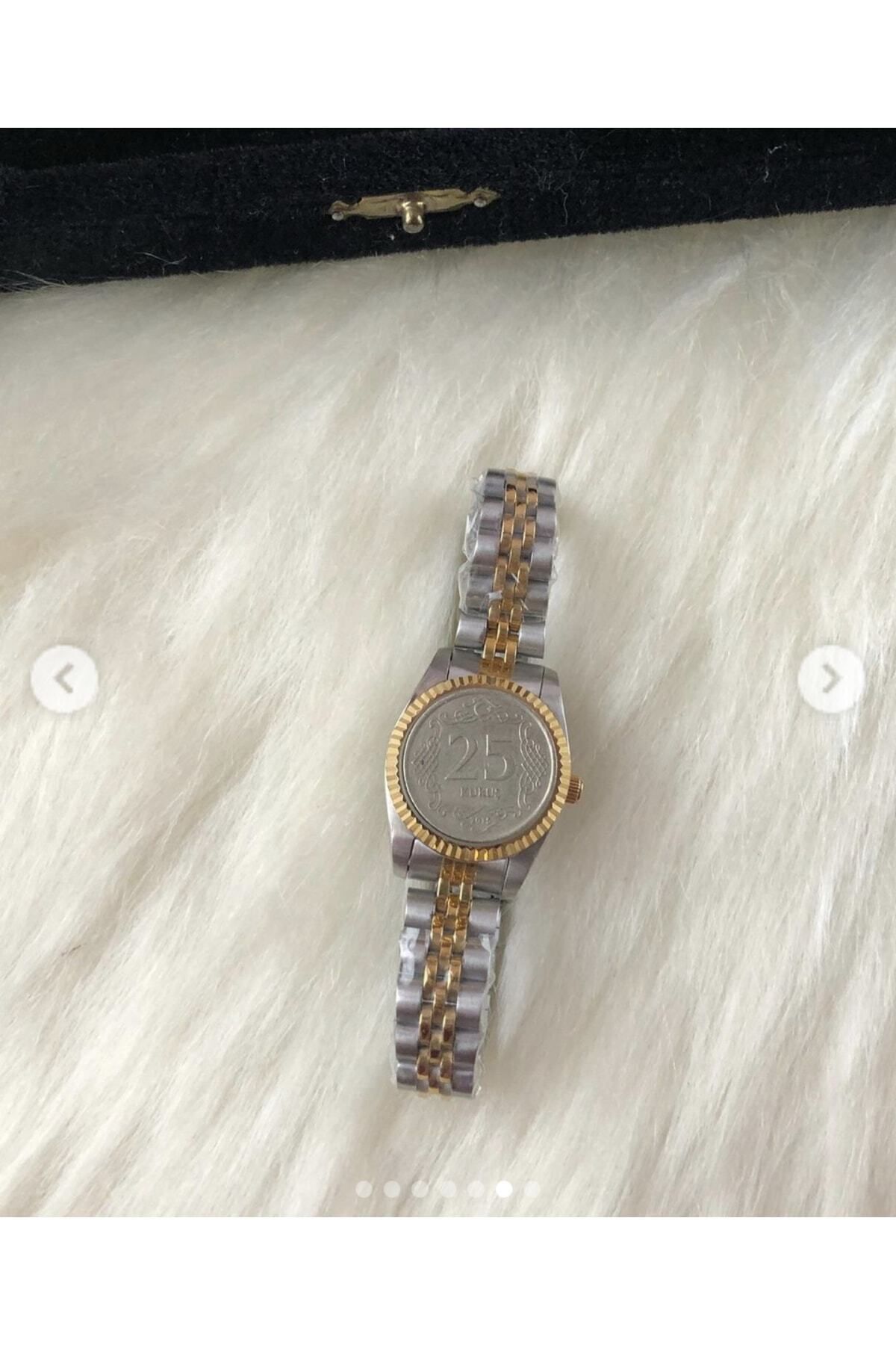 Sportive Çelik Vintage Kadın Saati Küçük Boy (LÜTFEN 25MM BOYUTUNA DİKKAT EDİNİZ) - Görsel 2