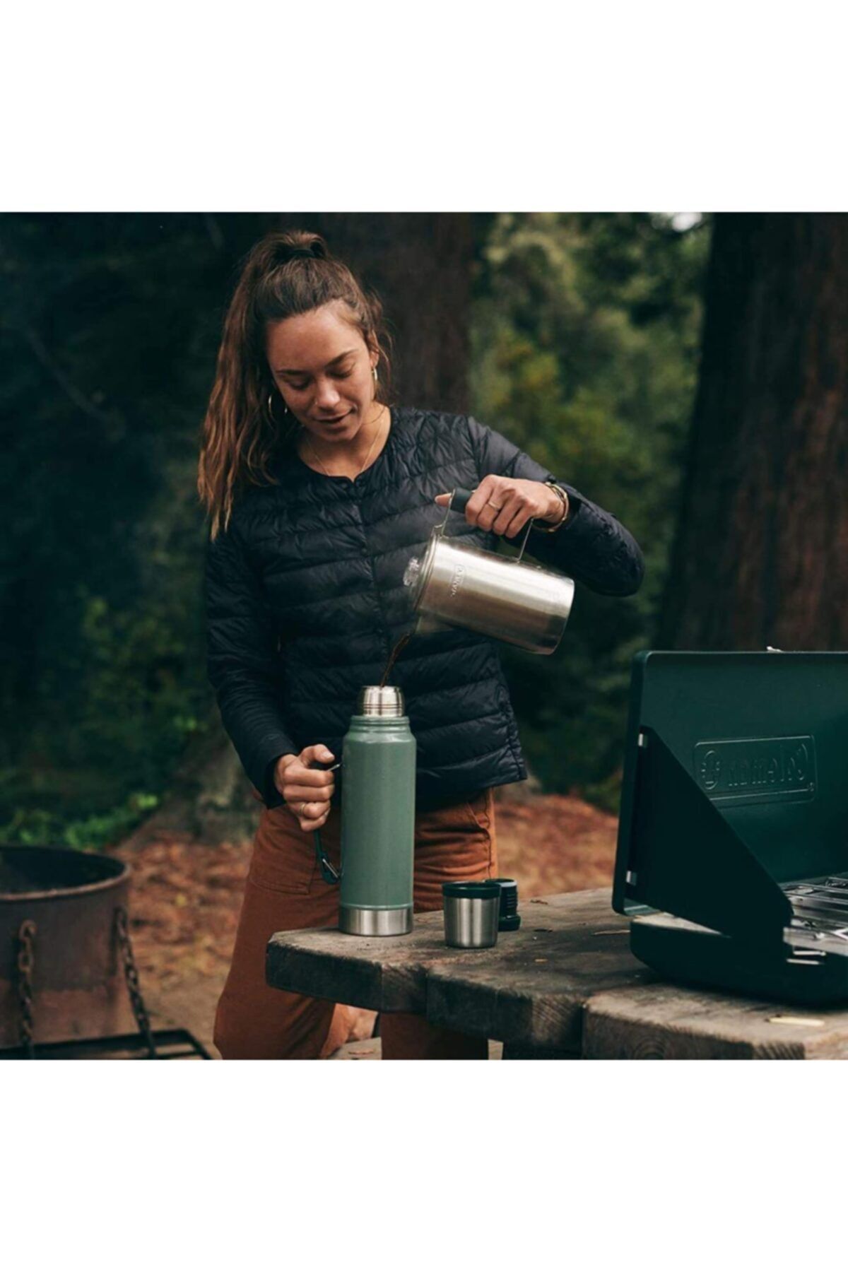 Stanley Elfshop Klasik Vakumlu Çelik Termos 2.3 lt Yeşil Nzshp 1073447 - Görsel 2