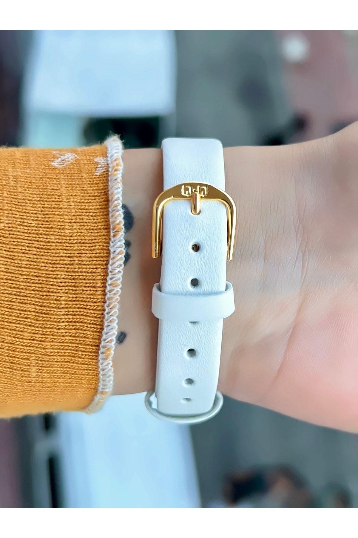 Q&Q Kadın Kol Saati 2 Yıl Garantili Deri Kordon Su Geçirmez - Görsel 2