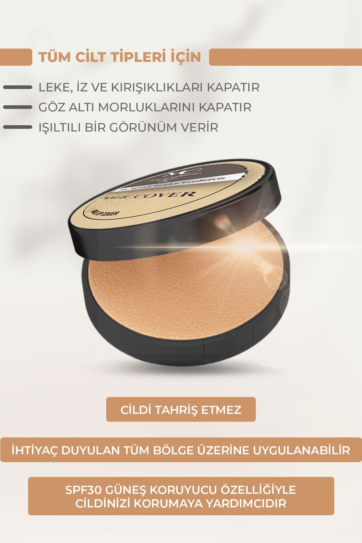 Magic Cover Makeup Magic Cover Fondöten - Açık Ton | No 1 - Görsel 2