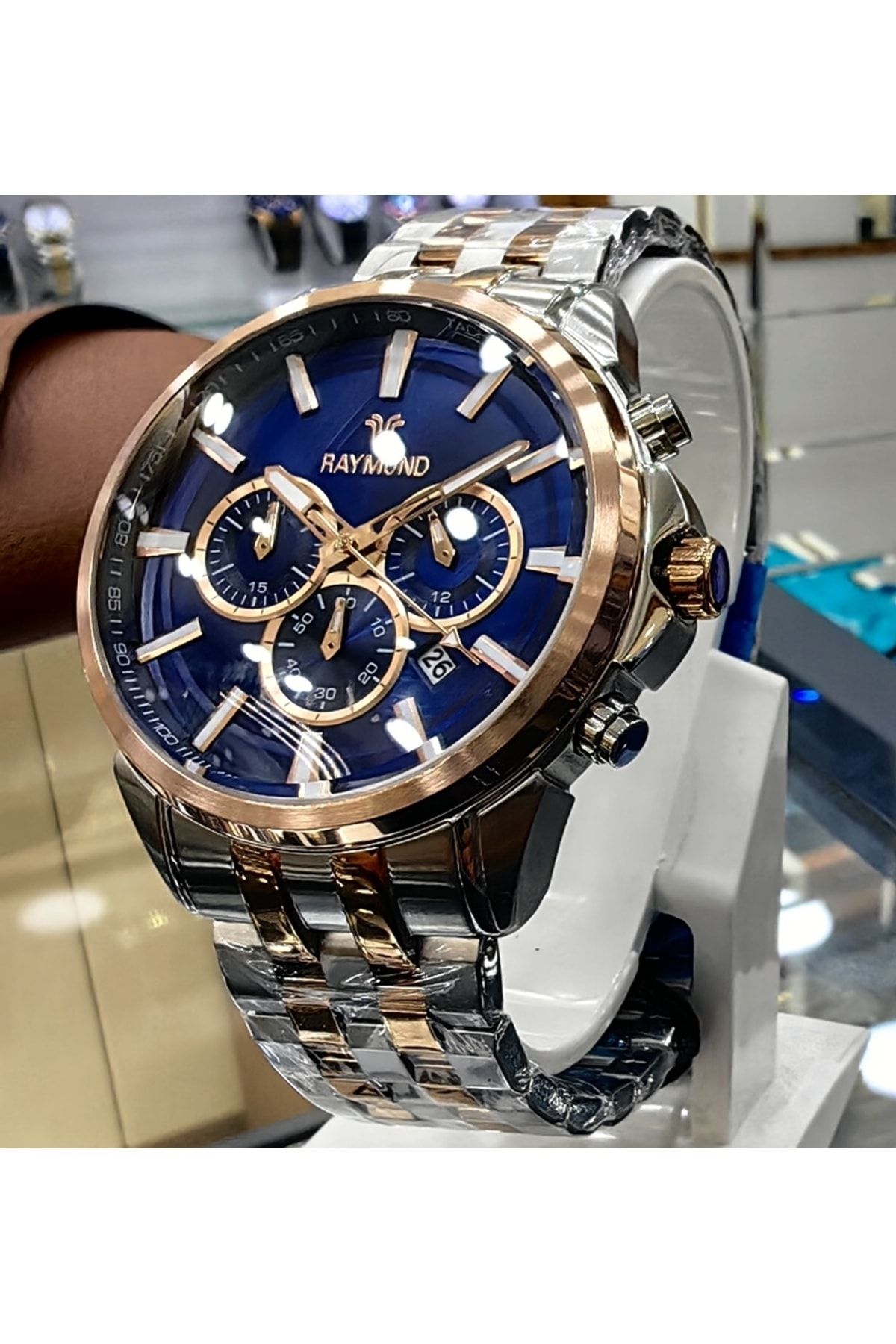 Raymond Çelik Erkek Kol Saati - Görsel 3