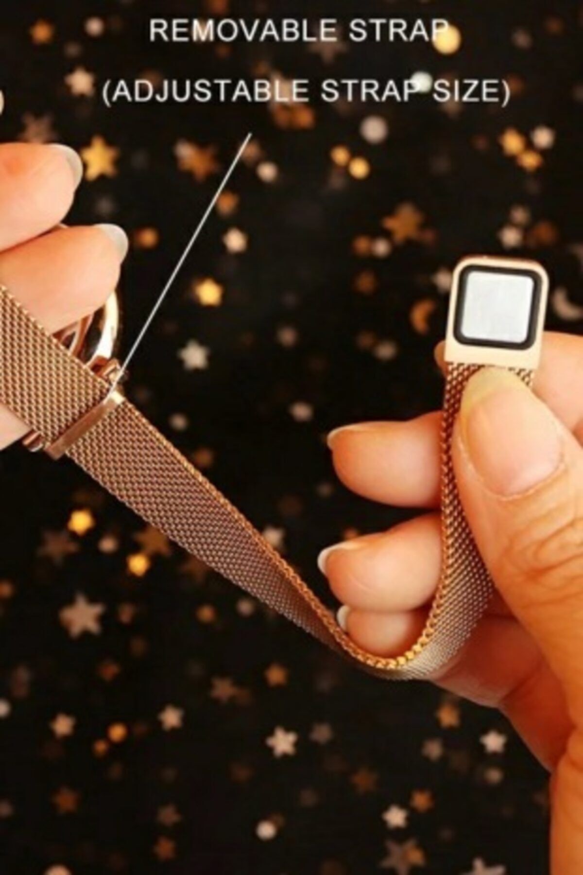 Gogoey Kadın Kol Saati Rose Gold Mıknatıslı Hasır Kordon - Görsel 3