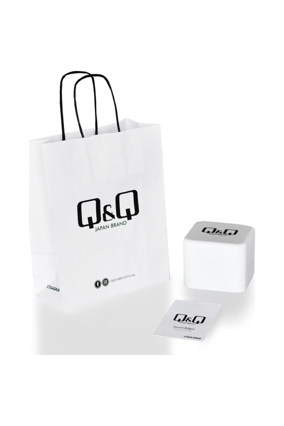 Q&Q Kadın Kol Saati 2 Yıl Garantili Deri Kordon Su Geçirmez - Görsel 3