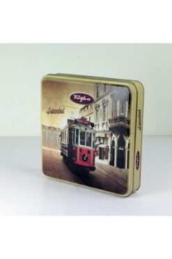 Tuğba Kuruyemiş Tramvaylı Kutuda Antepfıstıklı Karışık Lokum 500gr