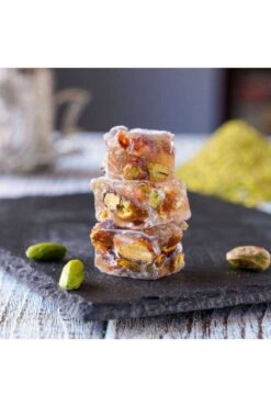 Yeni Uğur Kuş Lokumu Çifte Kavrulmuş Fıstıklı 1 Kg