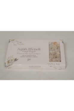 AGAH EFENDİ Çifte Kavrulmuş Hindistan Cevizli Antepfıstıklı Lokum 500 gr