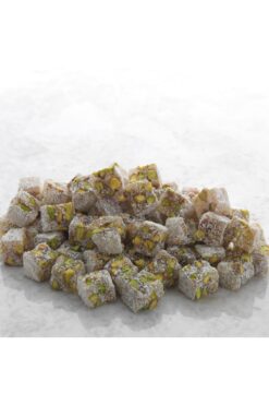 Akkent 1860 Hindistan Cevizli Çifte Kavrulmuş Extra Antep Fıstıklı Lokum 450 Gr.