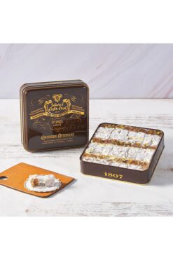 Şekerci Cafer Erol Çifte Kavrulmuş Antep Fıstıklı Lokum - Küçük Retro Teneke