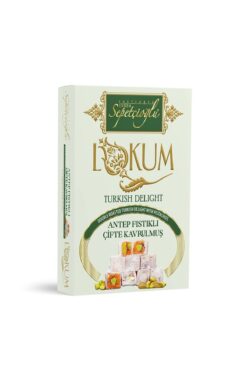 Erdem Sepetçioğlu Antep Fıstıklı Çifte Kavrulmuş Lokum 240G
