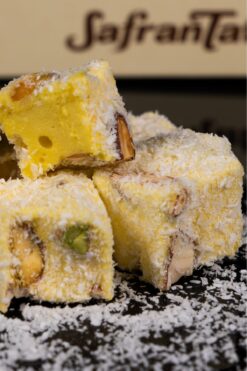 SAFRANTAT Safranlı Meşhur Safranbolu Lokumu (NET 380 GR) Glikozsuz, Doğal Lokum