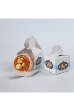 Lokum Atölyesi KLASİK FINDIKLI SARMA LOKUM 250G (10 ADET TEKLİ KUTU İÇERİSİNDE)