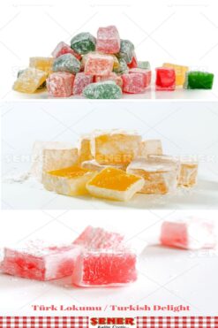 Şener 3 Kg Sade & Güllü & Kuş Karışık Lokum