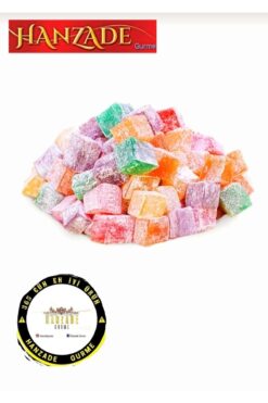 HANZADE GURME Afyon Lokumu Karışık Meyveli Çifte Kavrulmuş 500gr