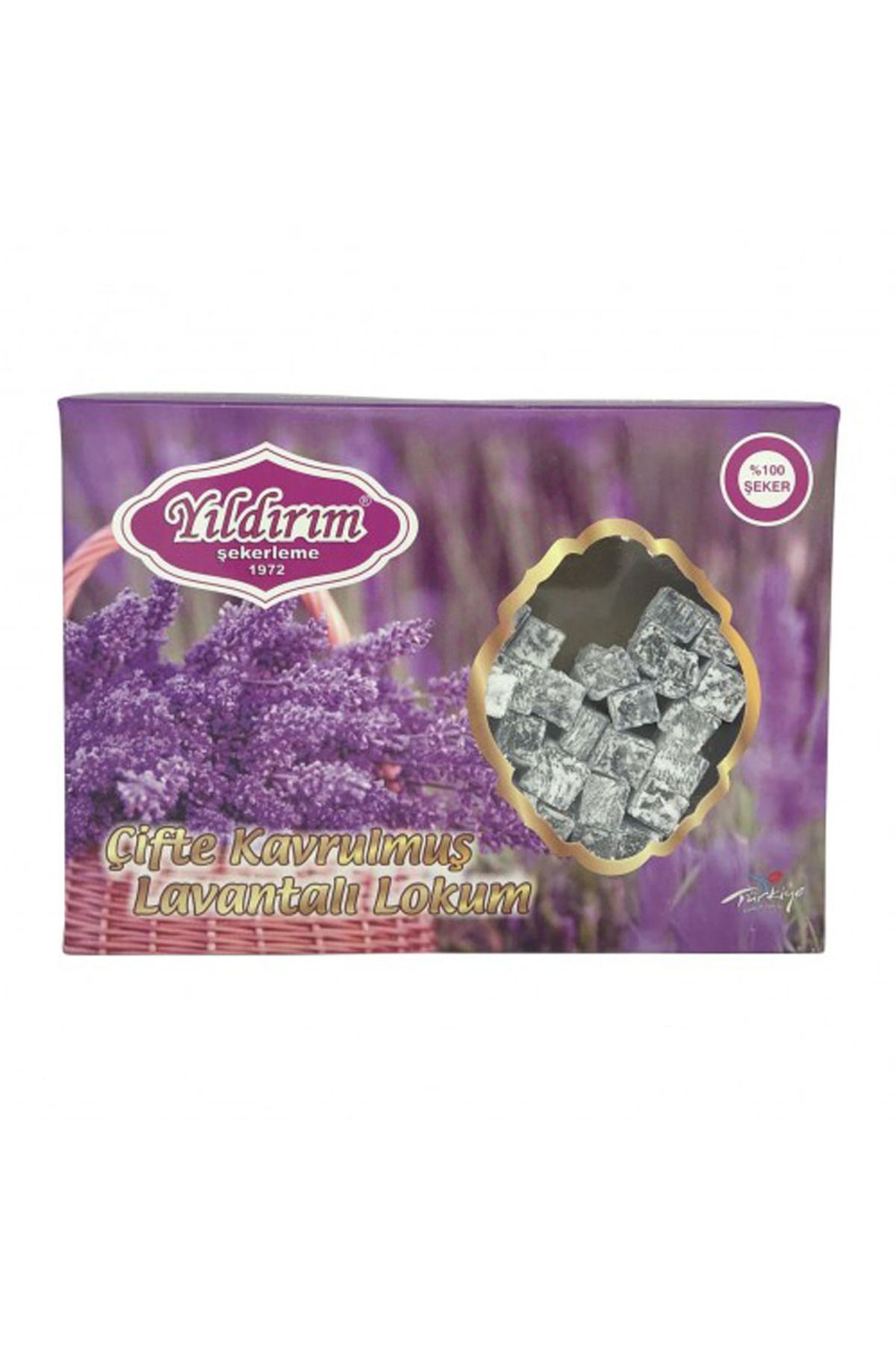 Yıldırım Şekerleme 200 gr. Çifte Kavrulmuş Lavanta Lokumu