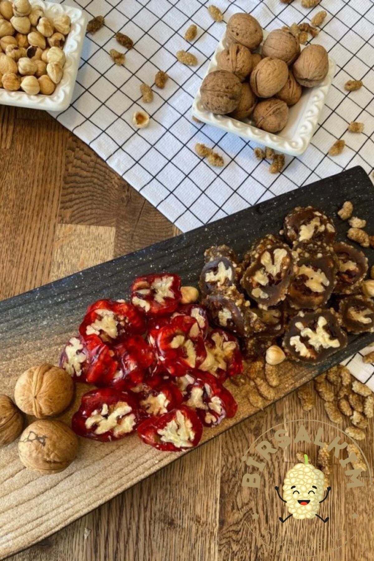 Bİrsalkım Pestİl & Köme Gümüşhane Bol Kelebek Cevizli Sucuk Hediyelik Paket 1500 gr - Görsel 2