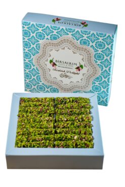 Birsalkım Antep Fıstıkl Bulamalı Antep Fıstık Dolgulu Fitil Lokum 200 Gram