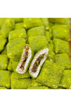 OLGUN KURUYEMİŞ Duble Fıstıklı Çikolatalı Bohça 500 Gr