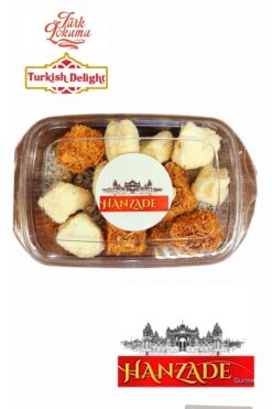 HANZADE GURME Çifte Kavrulmuş Fıstıklı Karışık Lokum 170 gr Afyonlokumu.