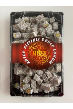 YIBA Antep Fıstıklı Hindistan Cevizli Çifte Kavrulmuş Lokum 350 Gr