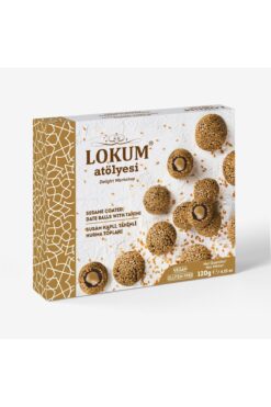 Lokum Atölyesi Susam Kaplı, Tahinli Hurma Topları 120g