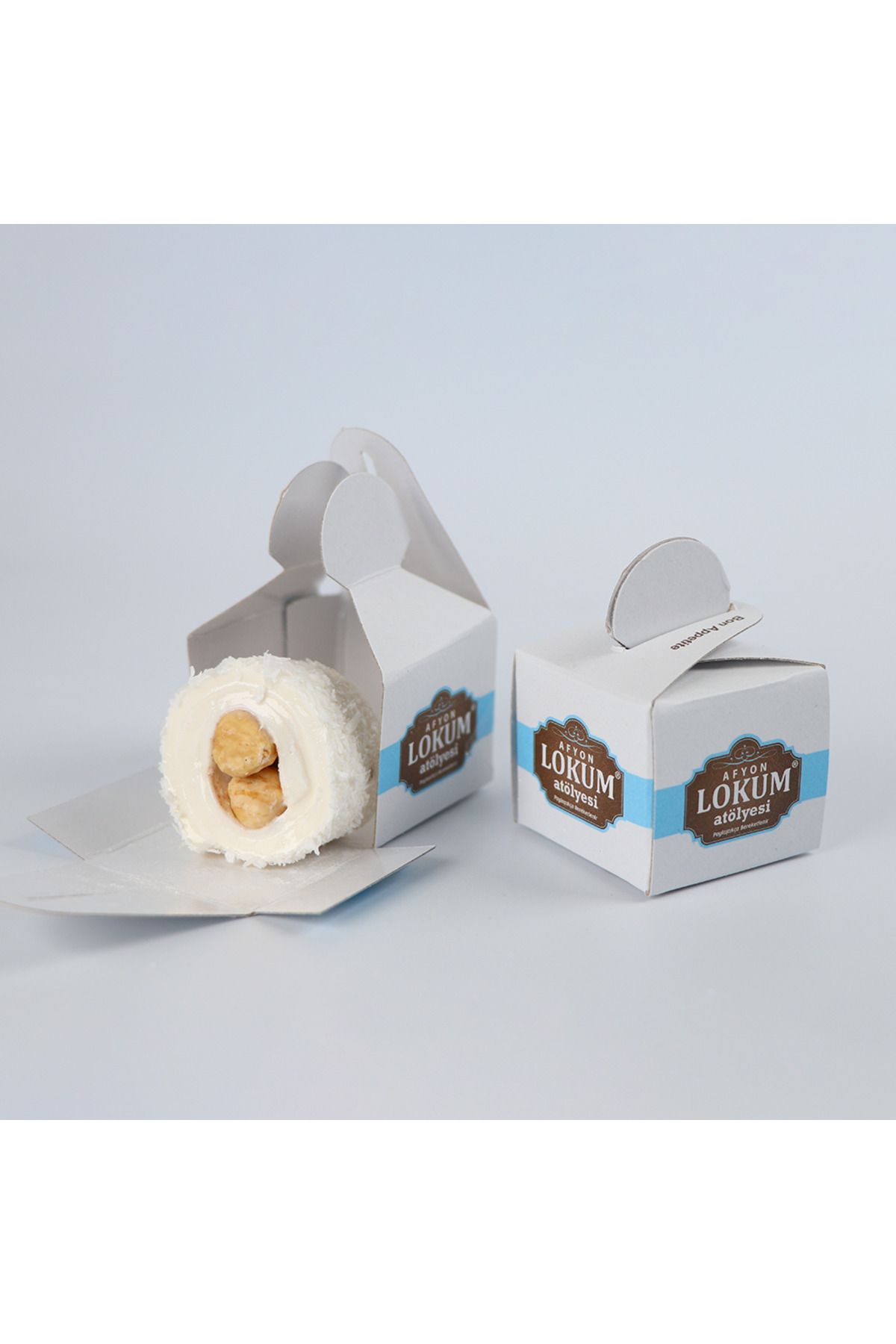 Lokum Atölyesi SULTAN FINDIKLI SARMA LOKUM 250G (10 ADET TEKLİ KUTU İÇERİSİNDE)