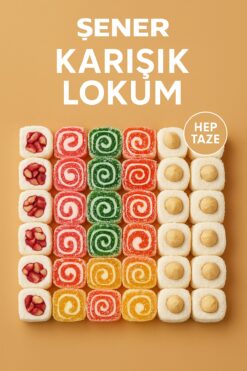 Genel Markalar Glikozsuz Lokum Karışık Lokum 900 Gr Hediyelik Lokum