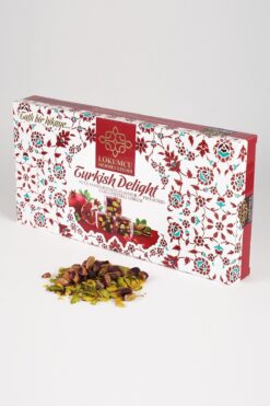 LOKUMCU MEHMET EFENDİ Tatlı bir hikaye 400 Gr Narlı Fıstıklı Lokum 400 Gr