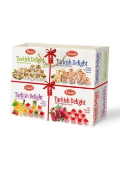Usaş Hediyelik Karışık Lokum Seti Karton Çantalı