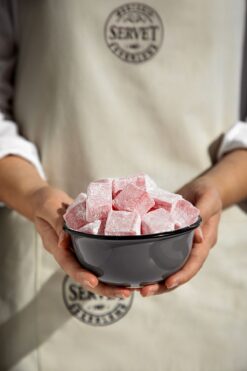 BERCEKIZ SERVET ŞEKERLEME Klasik Geleneksel Gül Lokumu 1000 gr