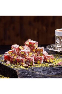 Gönbeler Çifte Kavrulmuş Narlı Antep Fıstıklı Lokum 500gr