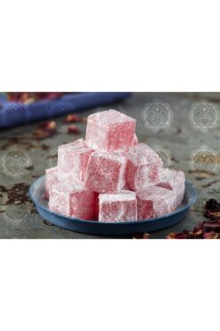 MEŞHUR SAFRANBOLU LOKUMCUSU Pudralı Güllü Lokum 1 Kg