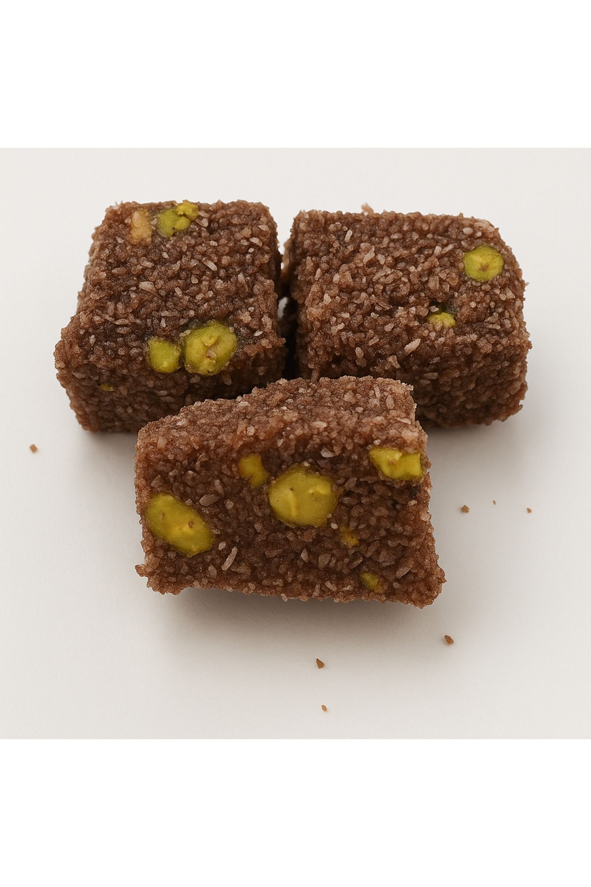 LoKSaN Kakaolu Hindistan Ceviz Kaplamalı Antep Fıstıklı Lokum 300gr (FISTIK RÜYASI)