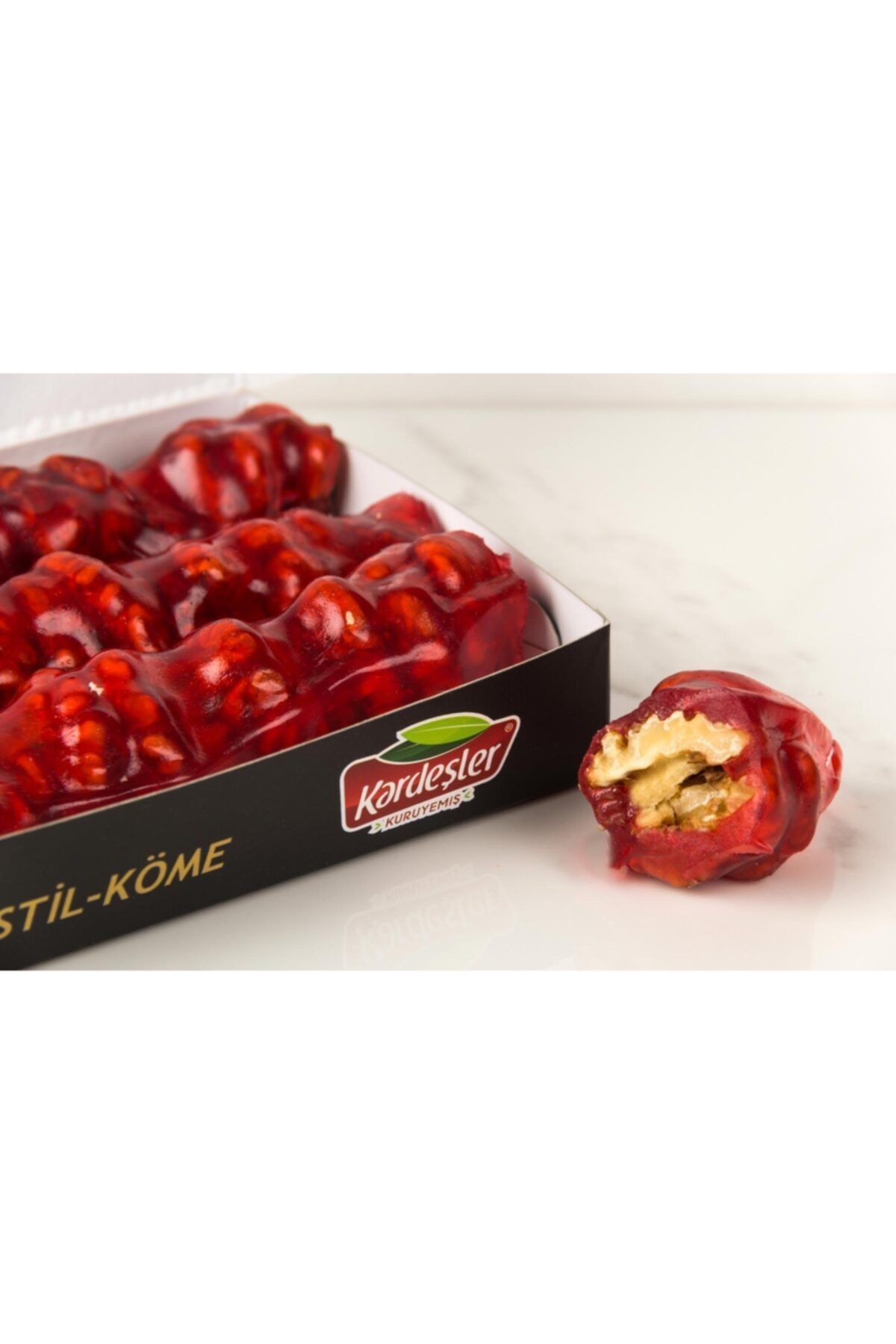 Kardeşler Kuruyemiş Cevizli Sucuk (kırmızı-narlı) 500gr - Görsel 2