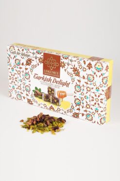 LOKUMCU MEHMET EFENDİ Tatlı bir hikaye 400 Gr Ballı Fıstıklı Lokum 400 Gr