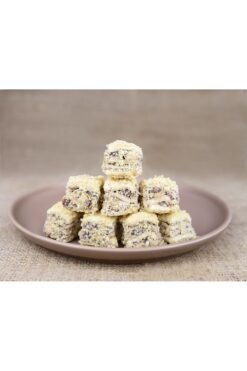 ALİBABA GIDA Toz Badem Kaplı Nar Aromalı Bademli Lokum 1 kg