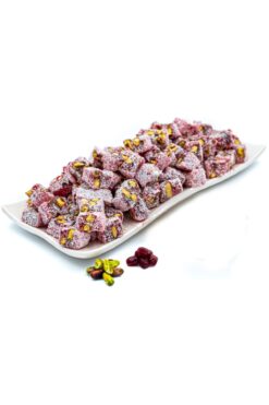Dadak Lokum ve Kuruyemiş Nar Aromalı Antep Fıstıklı Mini Lokum 500 Gr