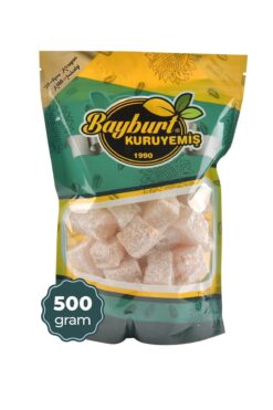 Bayburt Kuruyemiş Hindistan Cevizli Fındıklı Lokum 500 Gr