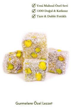 Tuğba Kuruyemiş Gurme Serisi Hc Duble Antep Fıstıklı Taze Doğal Katkısız Lüks Lokum 250 Gr