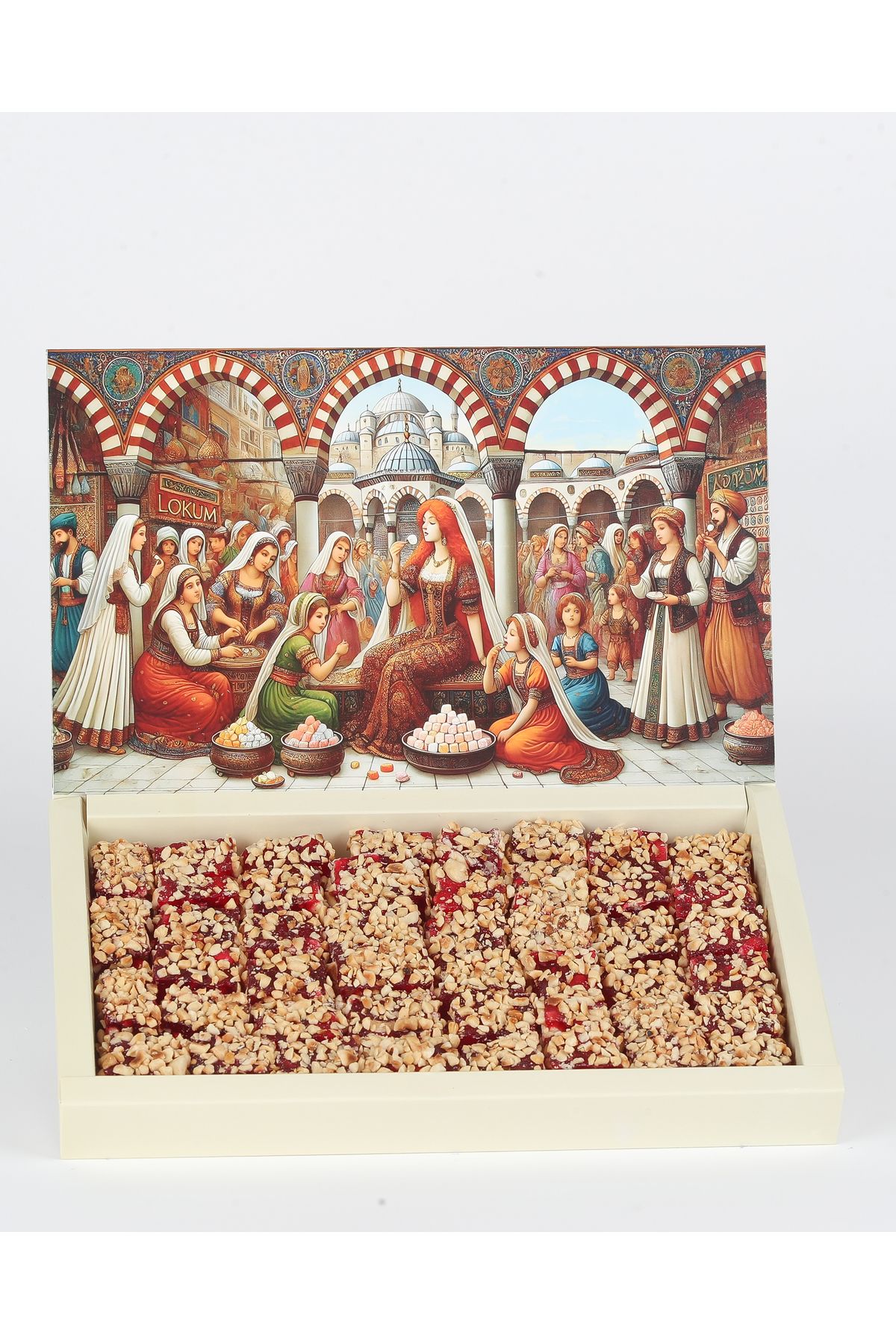 Rumeli Lokumcusu Bol Fındıklı Narlı Lokum 1000gr - Görsel 2