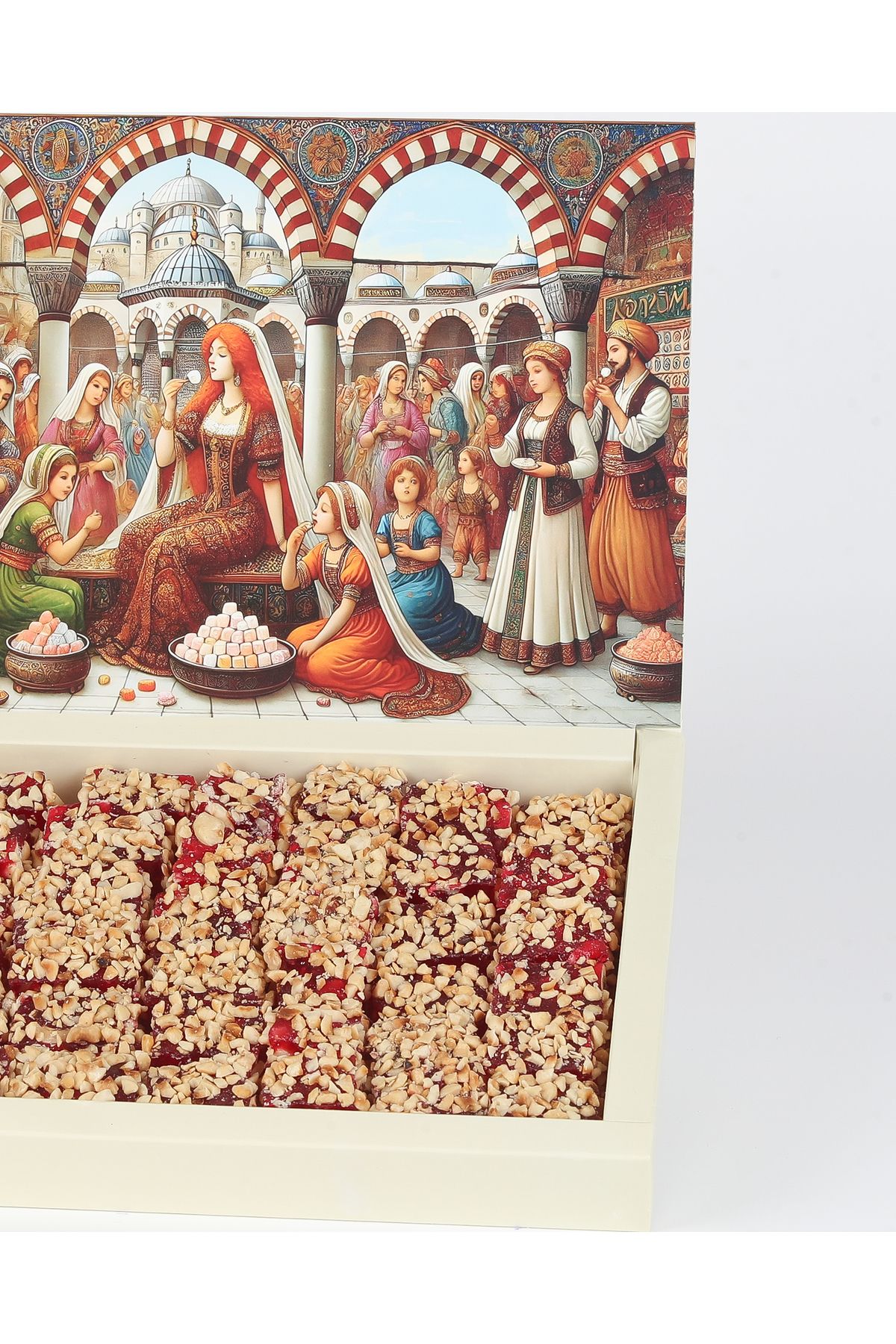 Rumeli Lokumcusu Bol Fındıklı Narlı Lokum 1000gr - Görsel 3