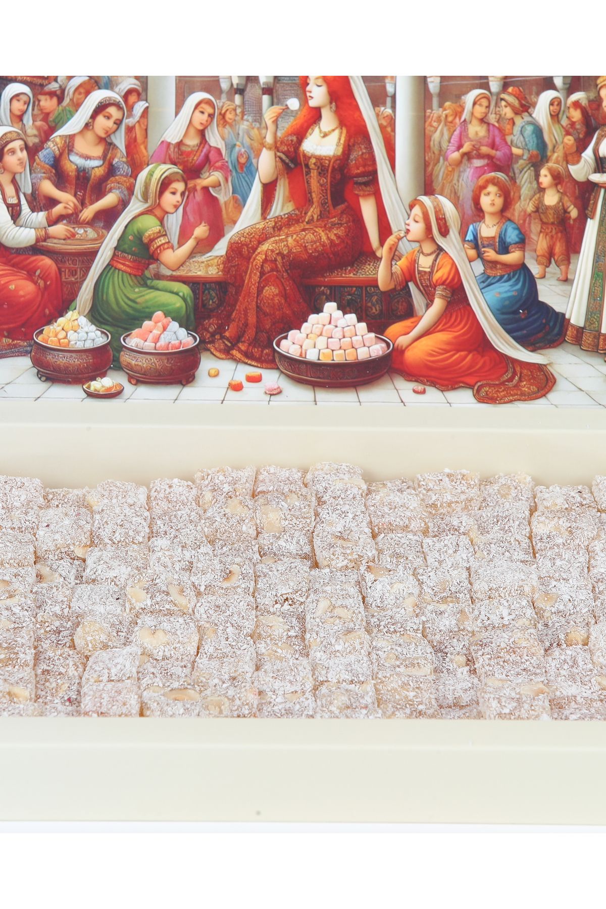 Rumeli Lokumcusu Çifte Kavrulmuş Fındıklı Lokum 900gr - Görsel 2