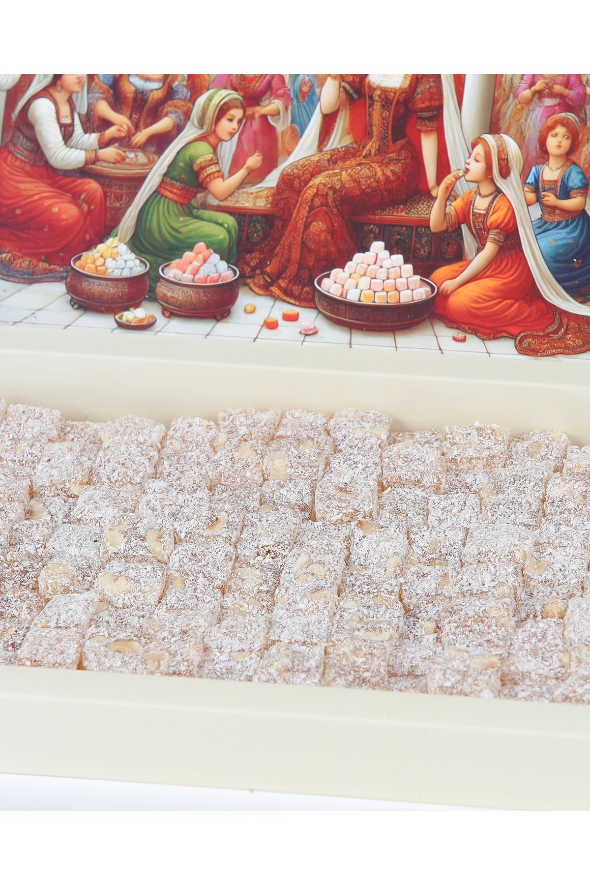 Rumeli Lokumcusu Çifte Kavrulmuş Fındıklı Lokum 900gr - Görsel 3