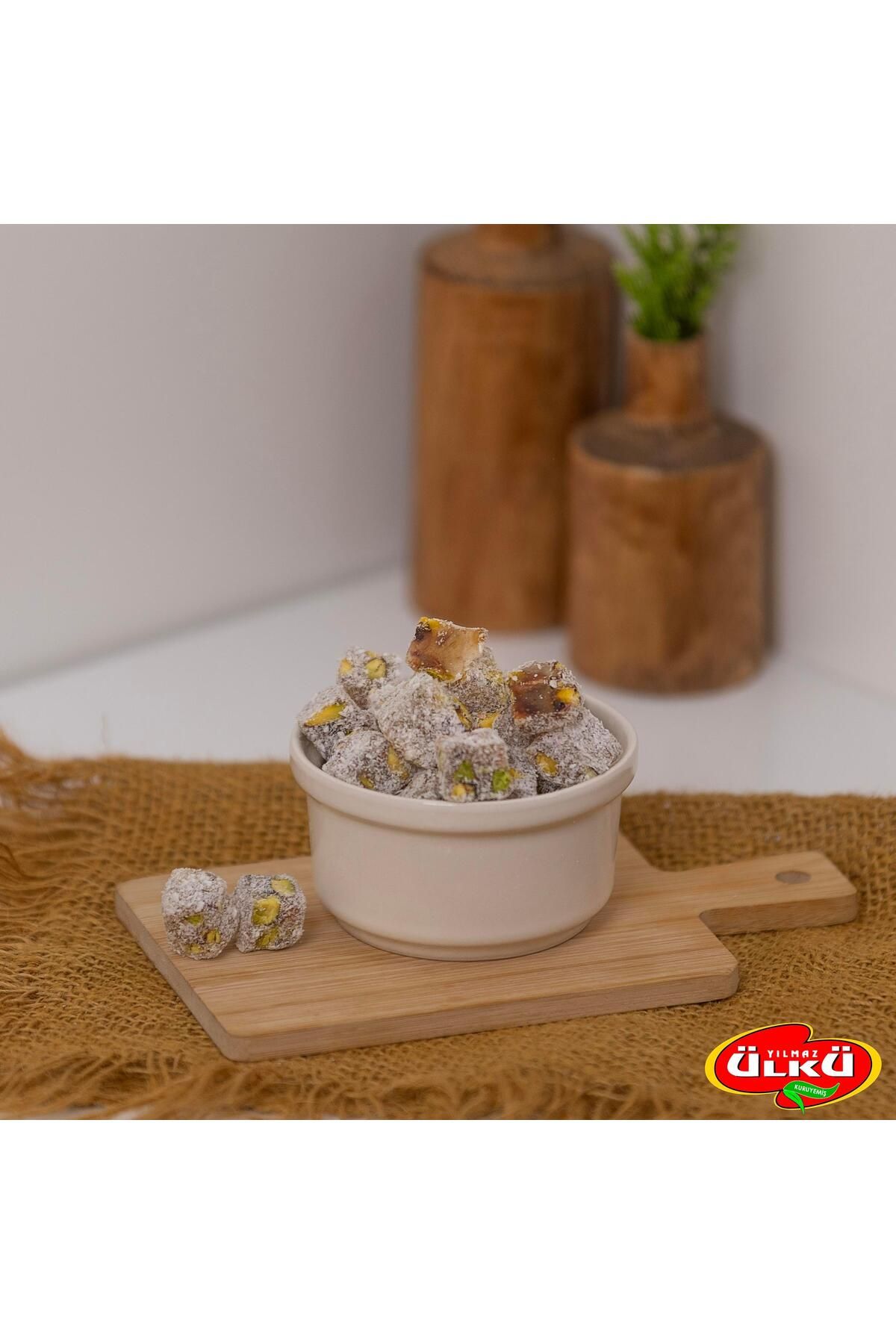 ÜLKÜ KURUYEMİŞ TAZE ÇİFTE KAVRULMUŞ ANTEP FISTIKLI LOKUM 500GR