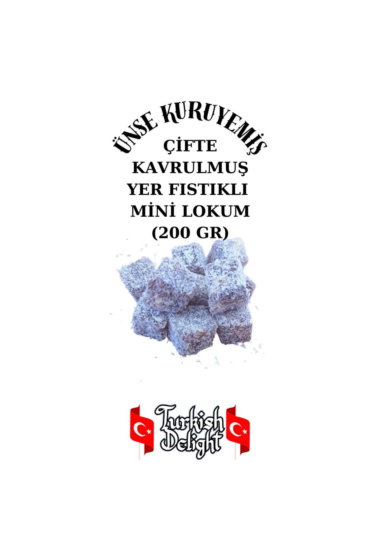 ÜNSEKURUYEMİŞ ÇİFTE KAVRULMUŞ MİNİ LOKUM 200 GR