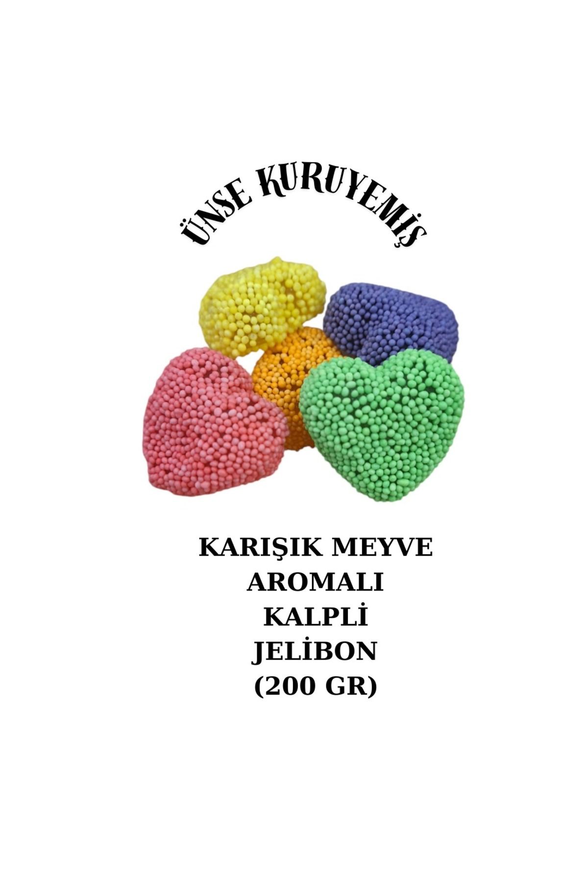 ÜNSEKURUYEMİŞ KALPLİ JELİBON 200 GR