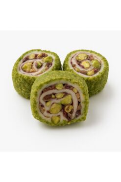 LoKSaN Toz Antep Fıstık Kaplı Antep Fıstıklı Sarma Lokum 300gr (FISTIK RÜYASI)