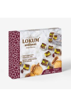 Lokum Atölyesi İncirli, Antep Fıstıklı Meyve Küpleri 120g