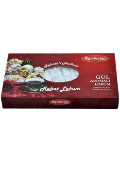 Kardeşler Şekerleme Kardeşler Gül Aromalı Hediyelik Lokum 700 G